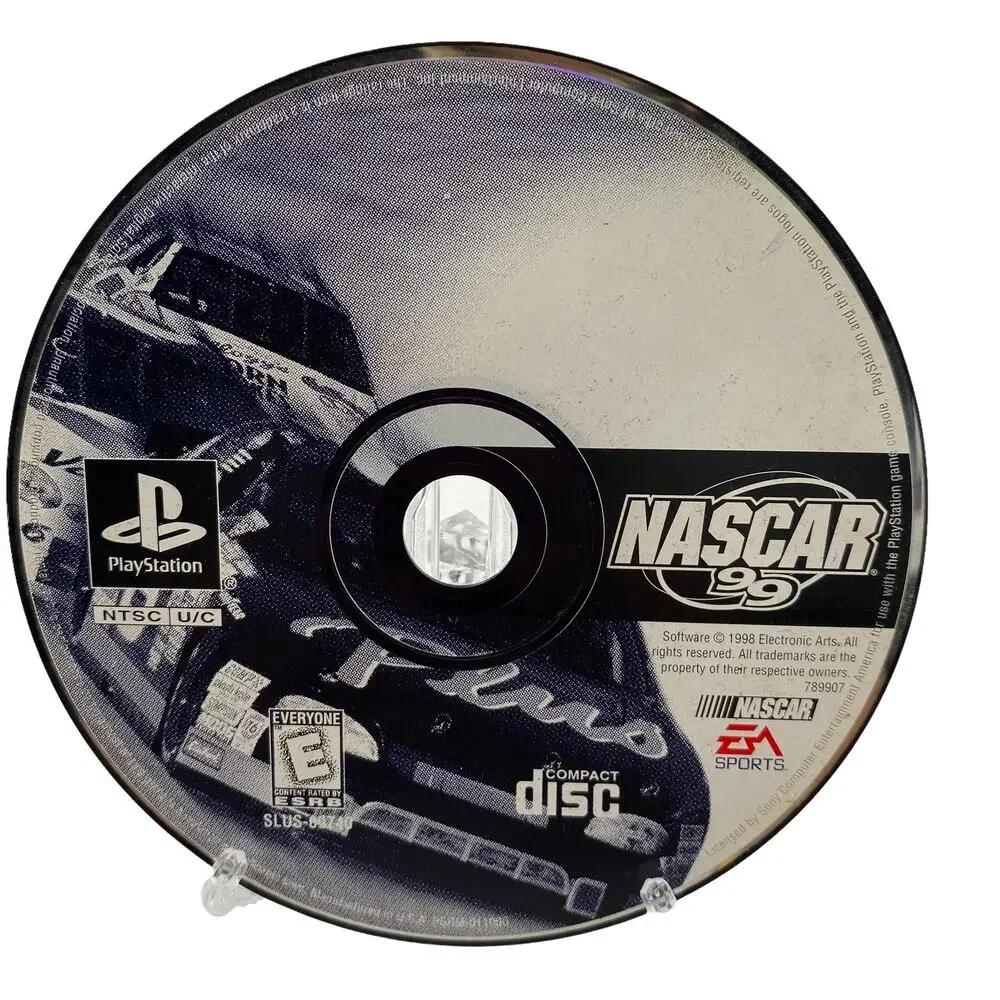 NASCAR 99 Black Label PS1 Sony PlayStation 1 Disc Only Tested Working